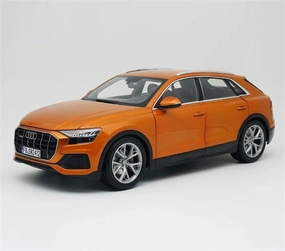for Norev 2018 for Audi for Q8 Off-Road Vehicle Orange 1:18 Truck Pre-Built Model