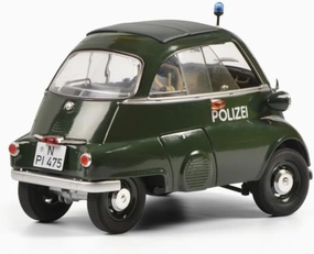 for Schuco for BMW for Isetta Export Police Police car Version 1:18 Truck Pre-Built Model