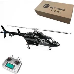 FW450L Air-Wolf 450-Class RC Helicopter, 2.4G RC 6CH 3D Stunt Electric Military Brushless Helicopter Model with GPS, H1 Flight Controller, One Key Return (RTF Version)