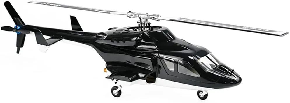 FW450L Air-Wolf 450-Class RC Helicopter, 2.4G RC 6CH 3D Stunt Electric Military Brushless Helicopter Model with GPS, H1 Flight Controller, One Key Return (RTF Version)