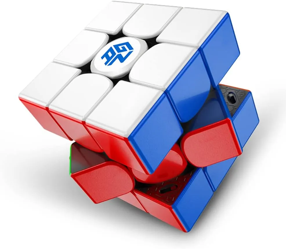 GAN 11M Pro 3x3 Speed Cube by BroMocube Magnetic Puzzle Cubes Gan11M Magic Cube (GAN 11 M Pro Frosted Stickerless(Black))
