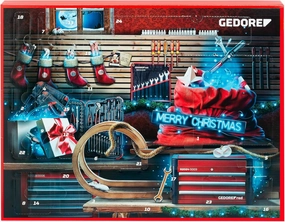 GEDORE 3304901 Red R33003044 Advent Calendar 2023, 44 Pieces, Advent Calendar for Men, Men, Gift, Tool Advent Calendar 2023