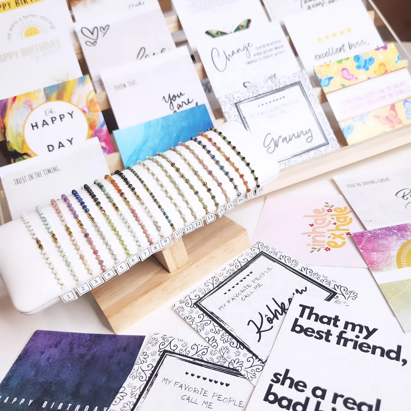 Gem Junction Stackable Bracelet Cards (Graduation, Teachers & School staff)