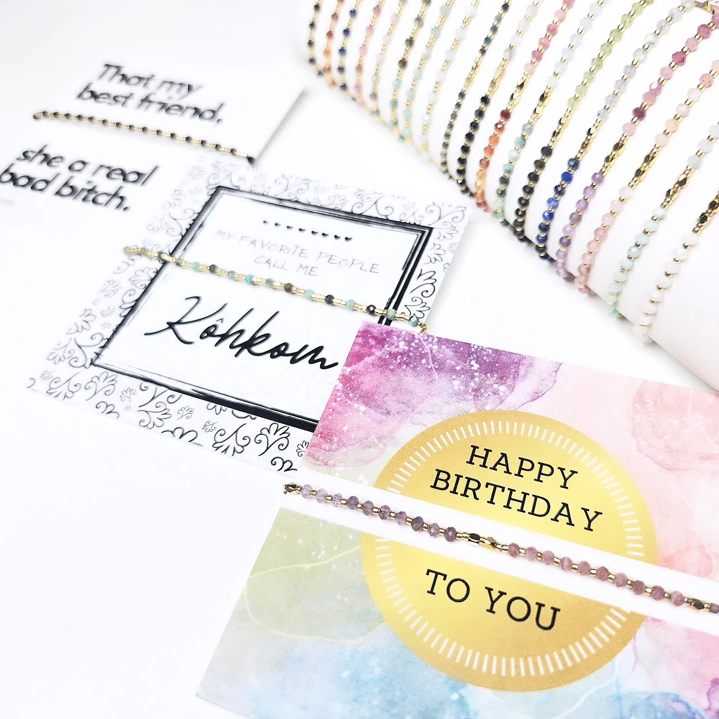 Gem Junction Stackable Bracelet Cards (Graduation, Teachers & School staff)