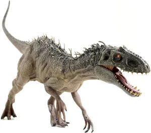 Gemini&Genius T-Rex Dinosaur Toy for Kids, Tyrannosaurus Rex Dinosaur Figurine Toy with Moveable Jaw Action Figure, Authentic Color and Texture, Cake Topper, Collection and Gift for Kids