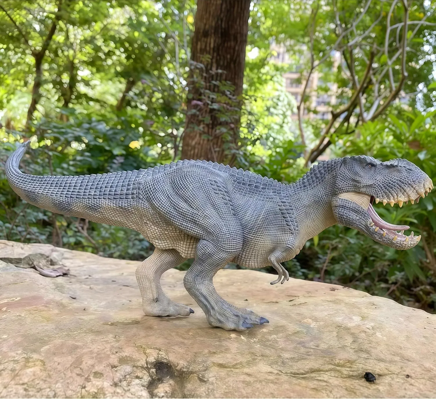 Gemini&Genius Tyrannosaurus Rex Toy, Dinosaur Toys 15 inches Vastatosaurus Rex Dinosaur Action Figure, Great Gift, Cake Topper, Collection, Room Decoration for Kids (Tarbosaurus)