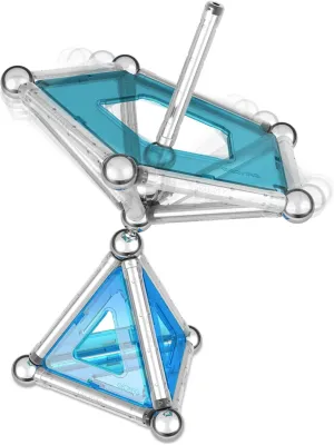 Geomag Magnetic Toys | Educational Kids Magnets | STEM Building | Pro-L Kit Magnetic Construction & Engineering System | Swiss-Made | 50 Piece | Age 8 