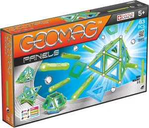 GEOMAG Magnetic Toys | Magnets for Kids | STEM-endorsed Educational Building Set for Creativity & Learning Fun | Swiss-made | Age 5  PANELS 83-piece