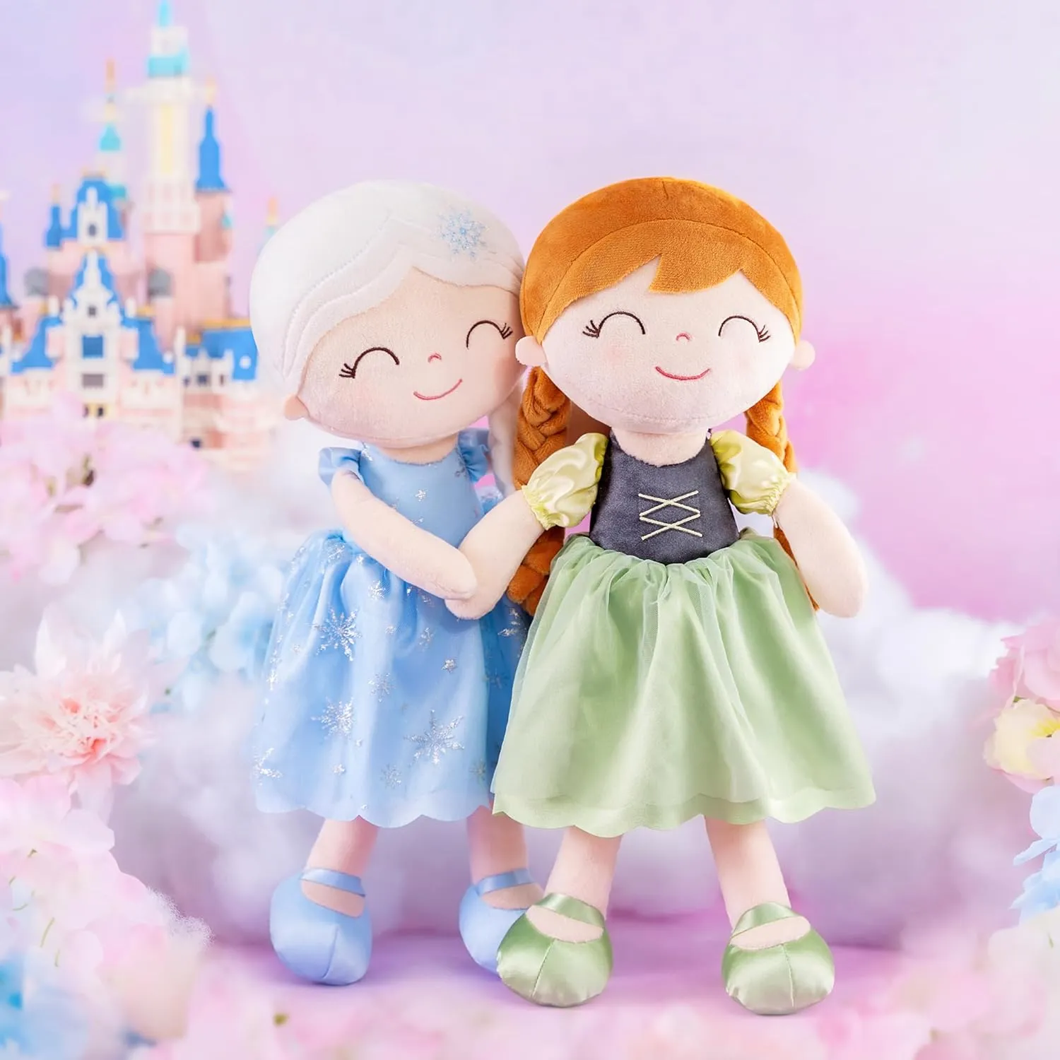Gloveleya Personalized Doll Baby Doll Girl Gifts Dolls Plush Toy Manor Princess Elina 16"