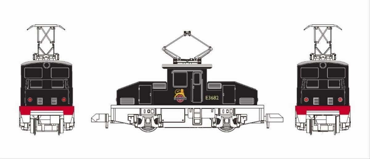 GM2260201 ES-1 Style Electric Locomotive BR E3682