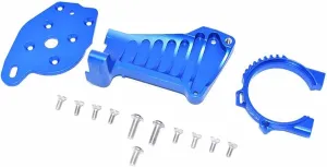 GPM for Traxxas 1/10 Maxx 4WD Monster Truck Upgrade Parts Aluminum Motor Mount - 1 Set Blue