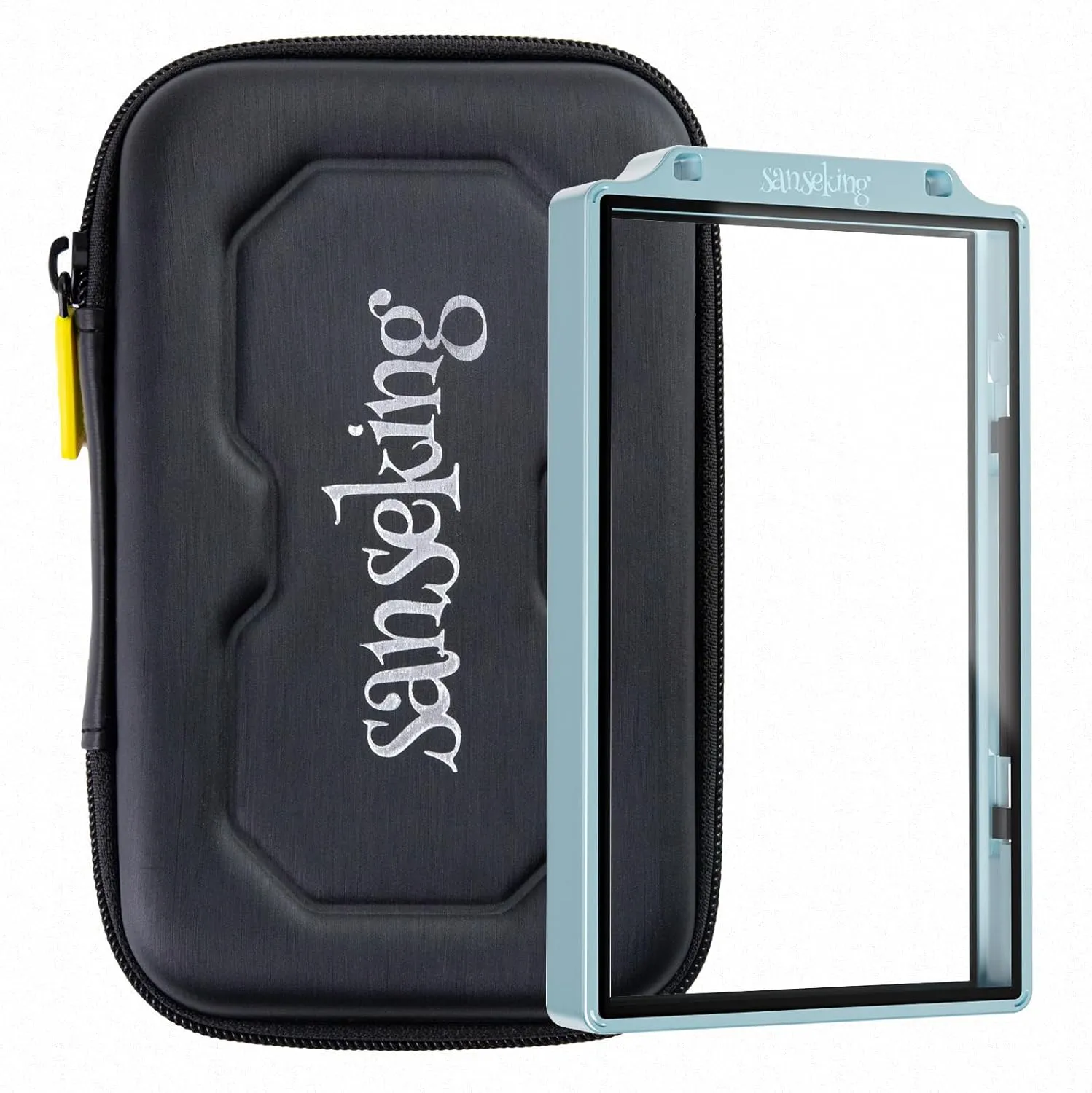 Graded Card Guard Case for PSA Slab Case for Graded Cards Metal Magnetic UV Protection Stackable Graded Card Slab Guard Glass Display Bumper Fit CGC, CSG and AGS Slabs Mags(Blue,130PT)