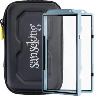 Graded Card Guard Case for PSA Slab Case for Graded Cards Metal Magnetic UV Protection Stackable Graded Card Slab Guard Glass Display Bumper Fit CGC, CSG and AGS Slabs Mags(Blue,130PT)