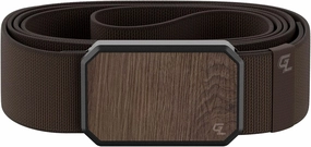 Groove Life Groove Belt Men's Stretch Nylon Belt with Magnetic Aluminum Buckle, Lifetime Coverage
