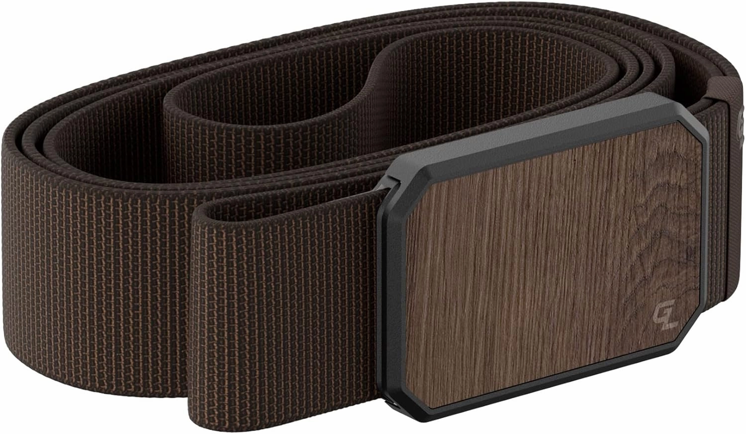 Groove Life Groove Belt Men's Stretch Nylon Belt with Magnetic Aluminum Buckle, Lifetime Coverage
