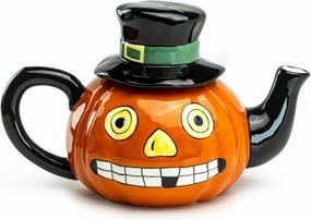 Halloween Jack O' Lantern Teapot
