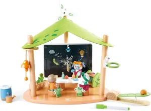 Hape Green School Doll Playset Toy