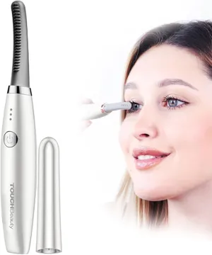 Heated Eyelash Curlers, Electric Eyelash Curlers Mini Electric Eyelash Curler with 3 Temp Settings USB Rechargeable Eyelash Brush Natural Curling for Women Makeup Tools Gifts
