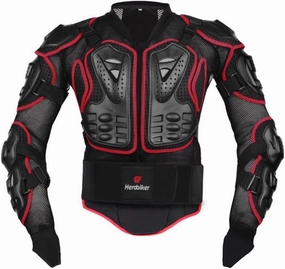 HEROBIKER Motorcycle Full Body Armor Jacket spine chest protection gear Motocross Motos Protector Motorcycle Jacket 2 Styles