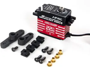 High Speed Brushless Programmable RC Helicopter Tail Servo for Align OXY5 MEG, SAB Goblin RAW 700, 450-700 Class Helicopter (Red)