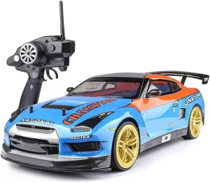 Hobby Grade 1:10 Scale Remote Control Trucks, 4x4 Offroad High Speed 70 Kmh All Terrains Super Fast RC Cars with 2 Rechargeable Batteries for Boys Kids and Adults
