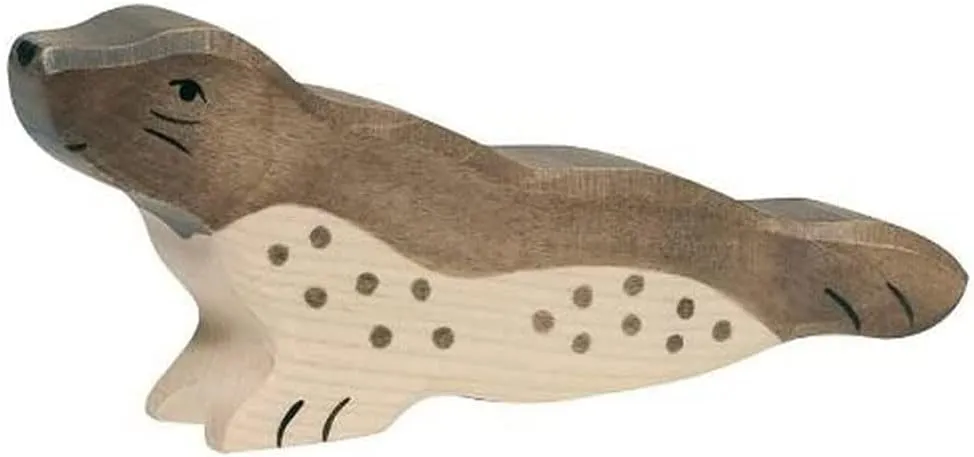 Holztiger Seal Heads Up Toy Figure