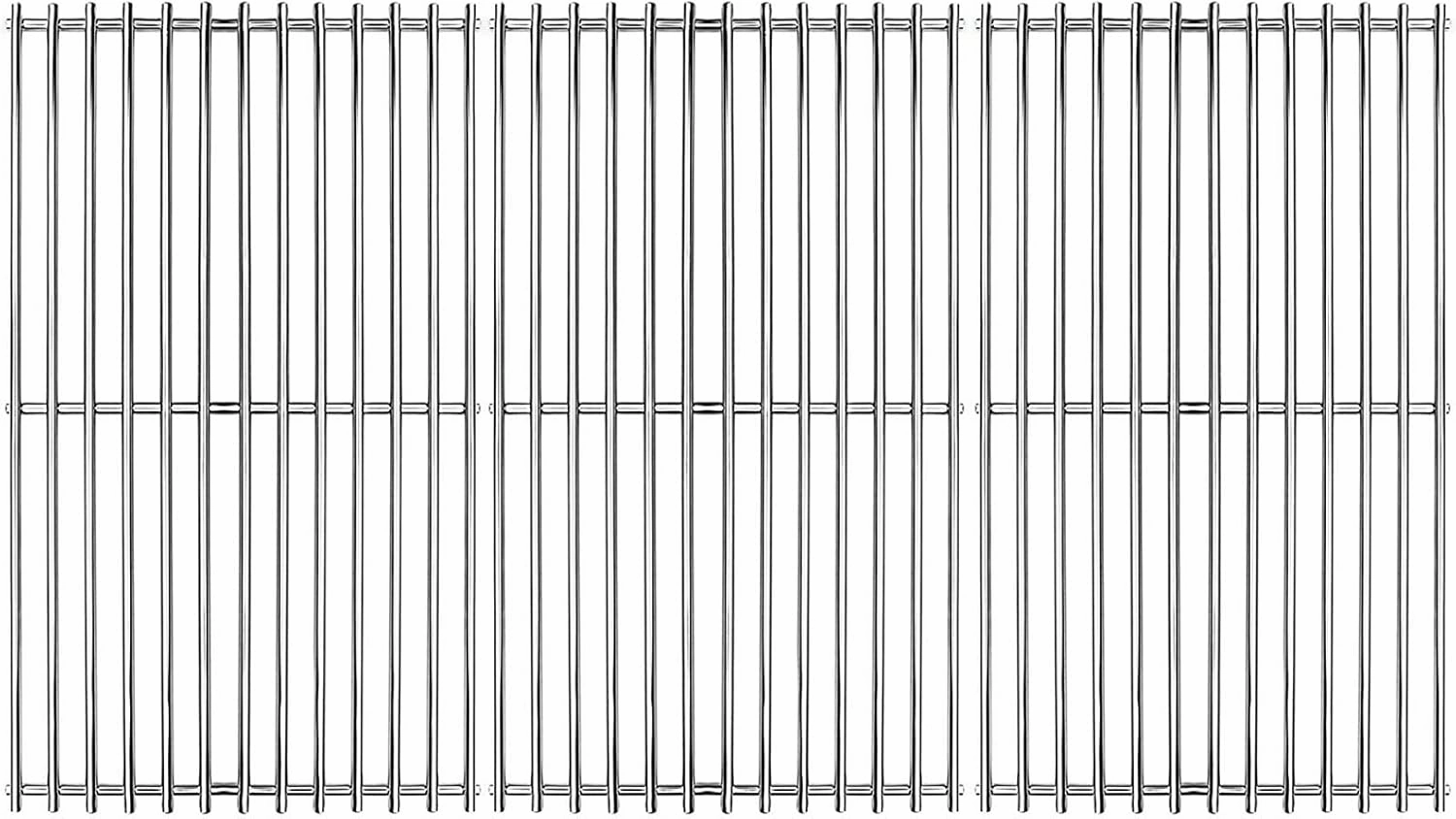 Hongso 17 1/8" Solid SUS304 Grill Grates Replacement Parts for Nexgrill 720-0882D, 720-0882S, Member's Mark 720-0882D, 720-0830G Grill Models