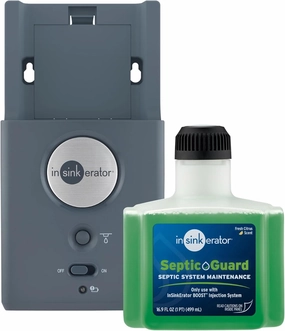 InSinkErator BOOST Injection System with Septic Guard Solution, Septic System Maintenance Garbage Disposals, BST-SG