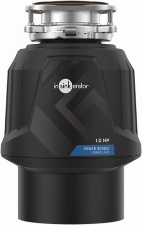 InSinkErator Power 1HP, 1 HP Garbage Disposal, Power Series EZ Connect Continuous Feed Food Waste Disposer, Black