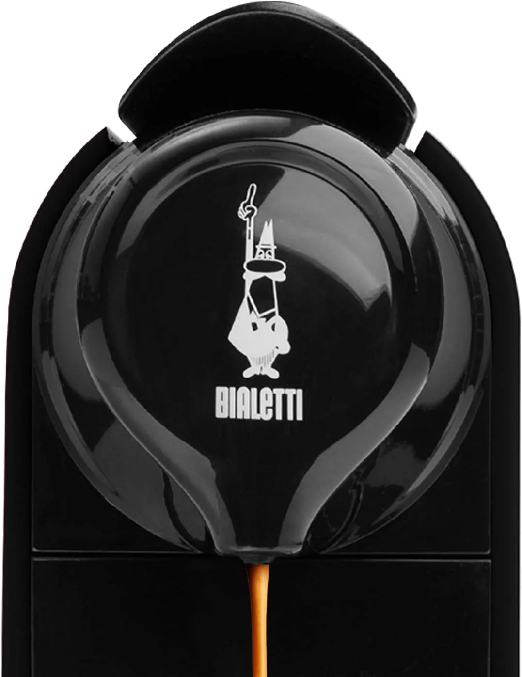 Italy's Aluminum System Bialetti Coffee, SuperCompact, Black Capsules Joy Bialetti, Espresso Coffee Machine