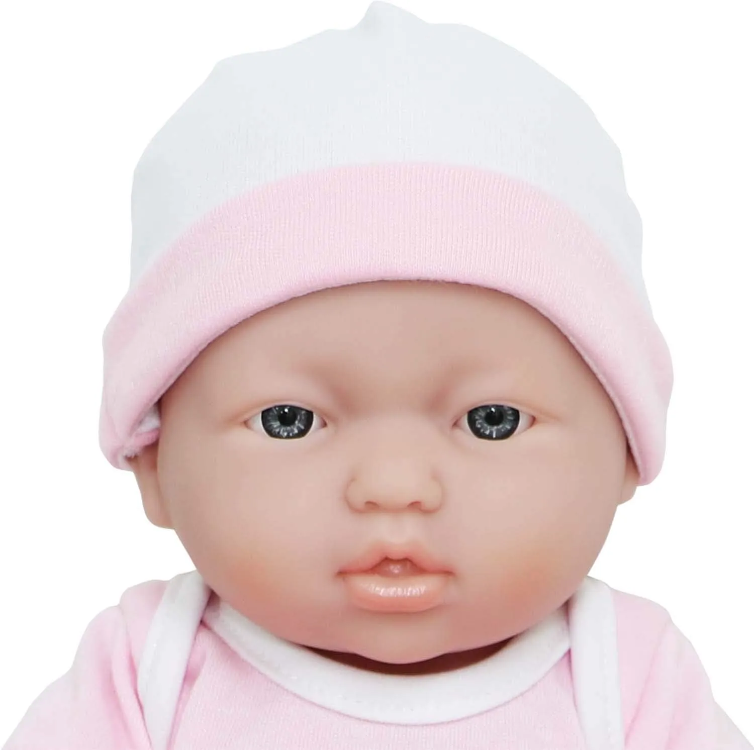 JC Toys - La Newborn Nursery | 25 Pieces Layette Deluxe Gift Set | 12" Life-Like Posable Vinyl Baby Doll w/ Accessories | Pink | Ages 2  (18348)