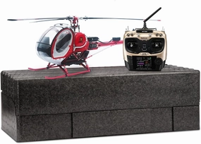 JCZK 300C PRO RC Helicopter, 2.4G 12CH Flybarless RC Helicopter Model with H1 Smart Flight Control and GPS Positioning, LED Navigation Lights, RTF Version, Red