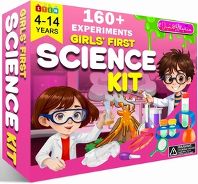 Jim&Gloria Science Kits for Kids Age 5-7 8-12 Year Old Birthday Gifts for Girls, Craft Supplies, Learning & Educational Toys, Stem Toys, Chemistry Set, Science Experiments for Kids Volcano Projects