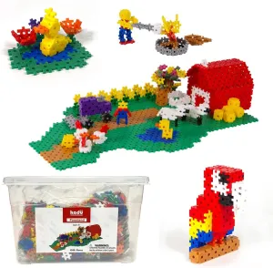KADU Farmland 1300 Piece Set - STEM/STEAM Building   Construction Toy, for Open   Imaginative Play