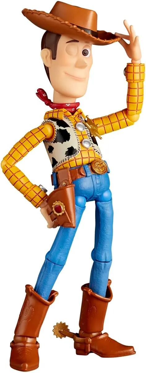 Kaiyodo Revoltech Toy Story Woody Ver.2, Total Height Approx. 5.9 inches (150 mm), Non-scale, PVC & ABS, Pre-painted Action Figure