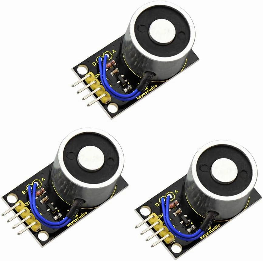 KEYESTUDIO Electromagnet Module for Arduino - 3 Pack - Electromagnet Solenoid Electric Lifting Magnet Module