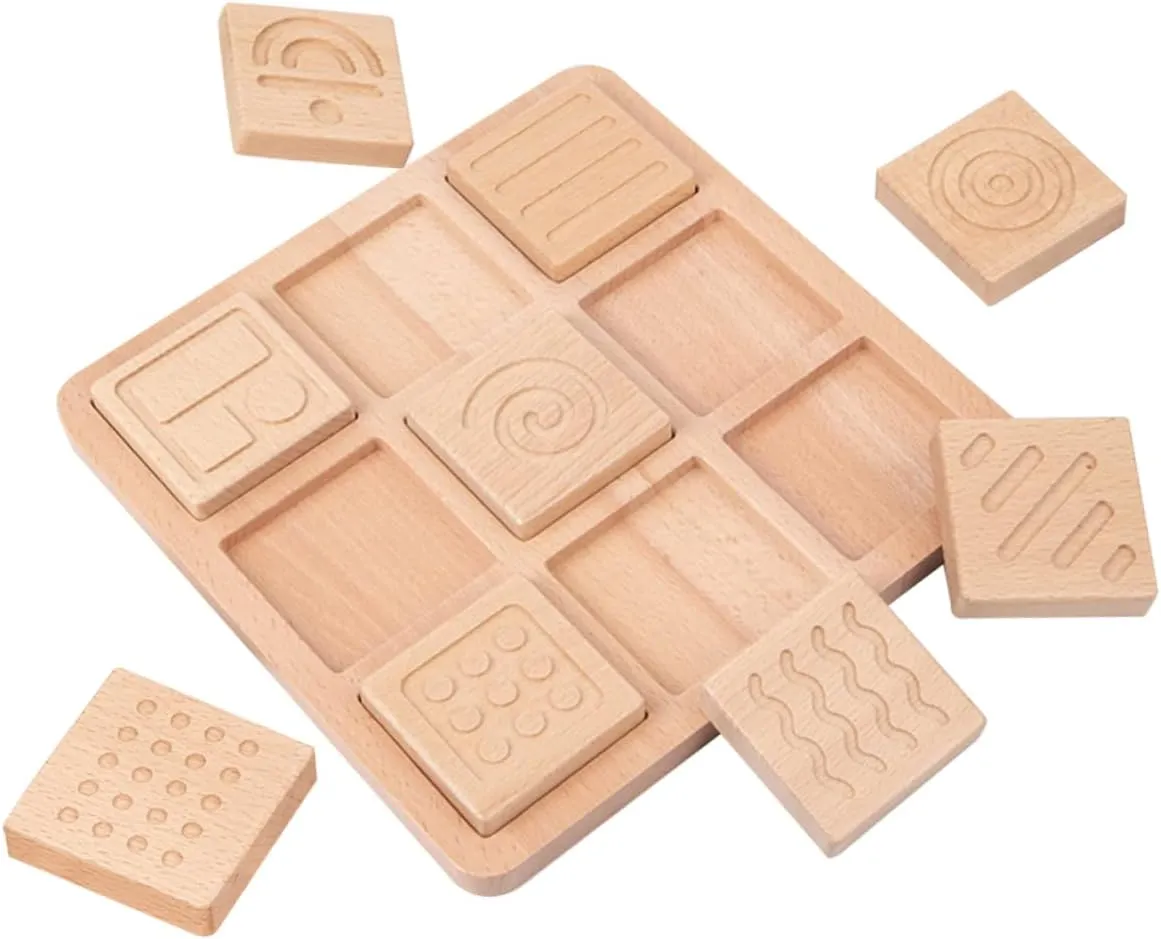 KICHOUSE Early Educational Toys for Boys and Girls Shape Recognition Plaything Wooden Boys and Girls Brain Development Toy