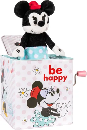 KIDS PREFERRED Disney Baby Minnie Mouse Toy Jack-in-The-Box/Musical Toys for Toddlers 1-3