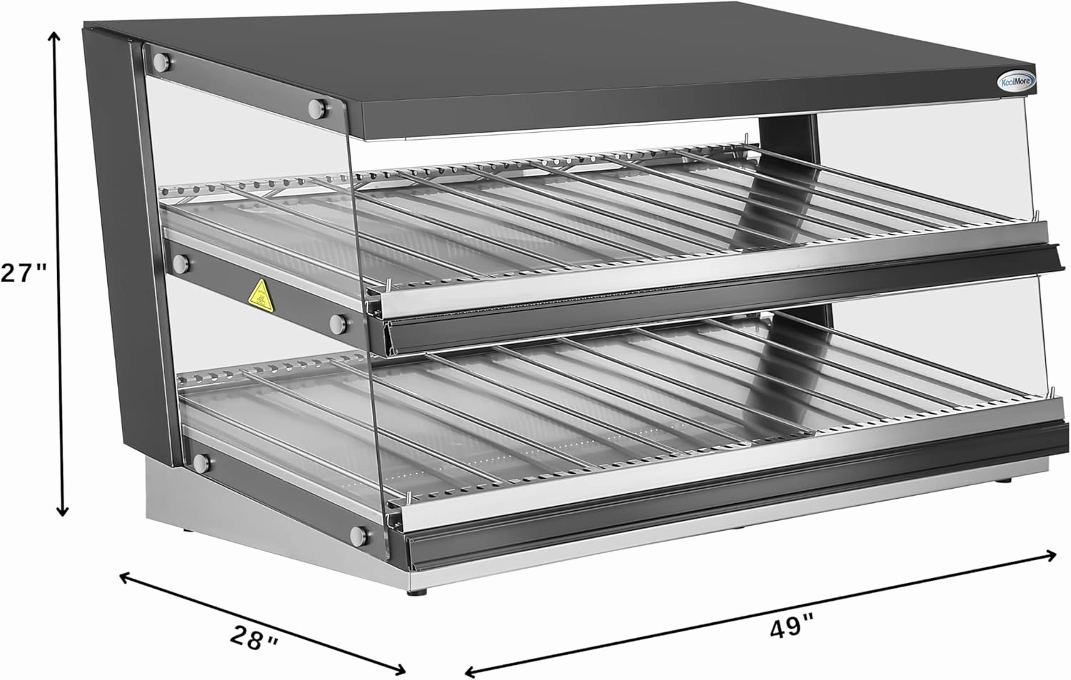 KoolMore 48 in. Opened Air Commercial Countertop Food Warmer Display Case (KM-OAHD-48)