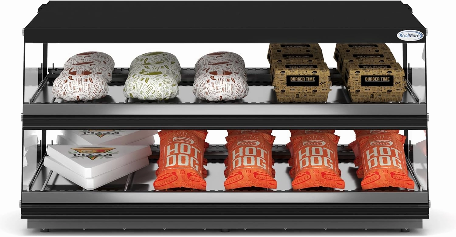 KoolMore 48 in. Opened Air Commercial Countertop Food Warmer Display Case (KM-OAHD-48)
