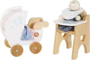 Le Toy Van Dollhouse Furniture & Accessories, Nursery Set