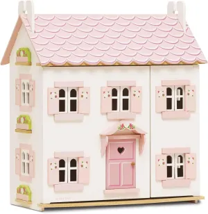 Le Toy Van - Iconic Sophie's Large Wooden Doll House | Dream House Wooden Dolls House Play Set | Great As A Gift | Suitable for Ages 3 