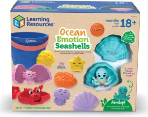 Learning Resources Ocean Emotions Seashells, Ocean Animals Figures, Seaside Game, Sand Toys, Sensory Toys, Sensory Bin, Toddler Outdoor, Preschool Classroom Must Haves, Montessori