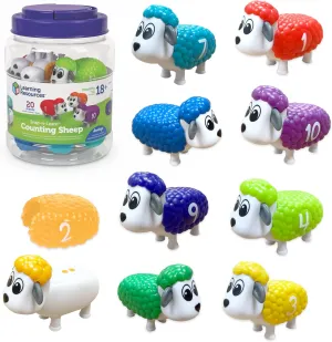 Learning Resources Snap-n-Learn Counting Sheep, Counting & Sorting Toy, Multi