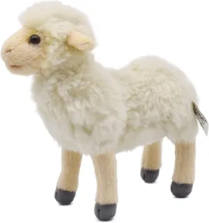 Little Lamb Plush Animal Toy, 7", Cream