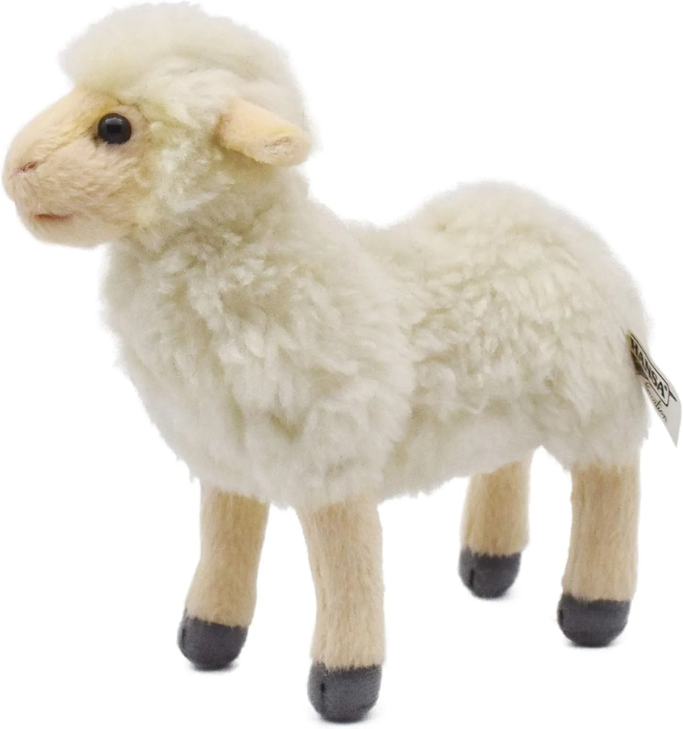 Little Lamb Plush Animal Toy, 7", Cream