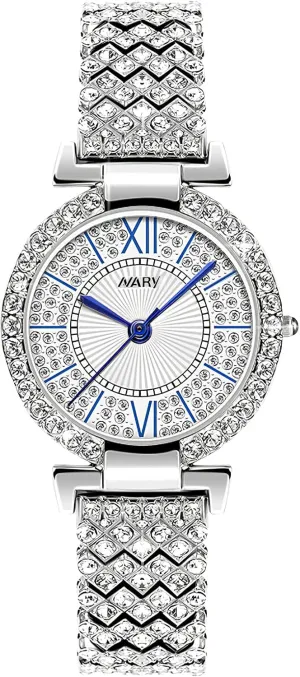 Luxury Quartz Starry Sky Dial Ladies Wrist Watches,Magnetic Mesh Band Watch and Bracelet Set…