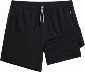 maamgic Gym Shorts for Men 7 inch with Liner Stretch 2 in 1 Workout Shorts Men Quick Dry Athletic Shorts