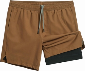 maamgic Gym Shorts for Men 7 inch with Liner Stretch 2 in 1 Workout Shorts Men Quick Dry Athletic Shorts