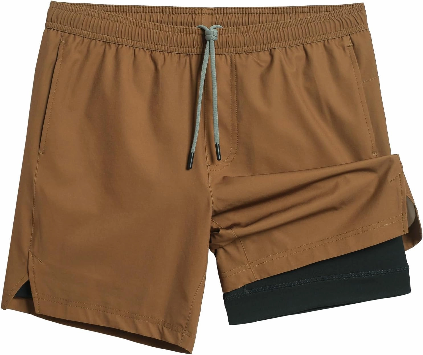 maamgic Gym Shorts for Men 7 inch with Liner Stretch 2 in 1 Workout Shorts Men Quick Dry Athletic Shorts